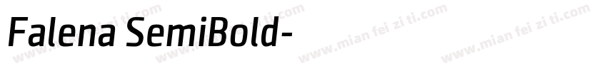 Falena SemiBold字体转换